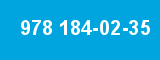 978 184-02-35 978 184-02-35